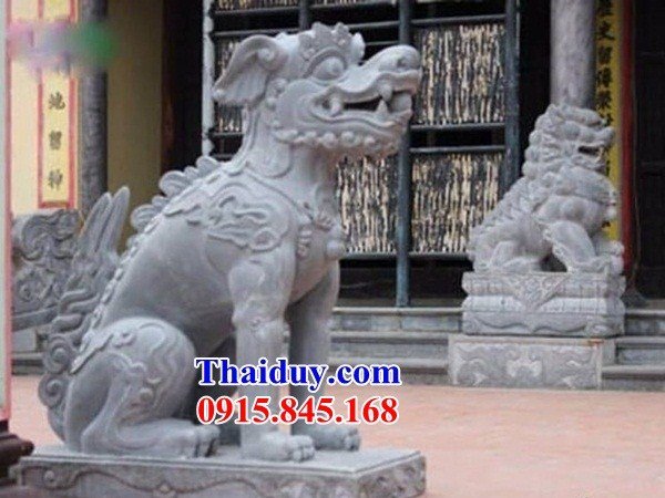 50 mẫu nghê đền chùa bằng đá xanh đẹp cao cấp chạm khắc tinh xảo tại Lâm Đồng