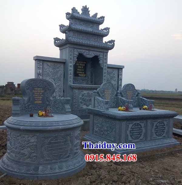 Hình ảnh 31 mộ đá hình tròn đẹp cất tro cốt hỏa táng bán tại Bắc Ninh