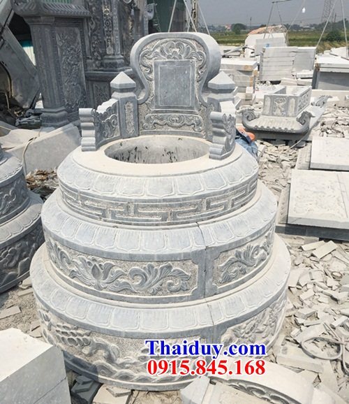 Hình ảnh 31 mộ đá hình tròn đẹp thiết kế đơn giản bán tại Bắc Ninh