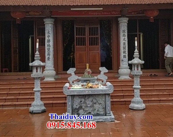 Hình ảnh bàn lễ đá đền chùa đẹp bán chạy nhất tại Tuyên Quang