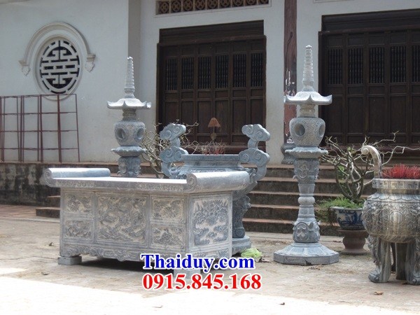 Hình ảnh bàn lễ đá đền chùa đẹp cao cấp bán chạy nhất tại Tuyên Quang