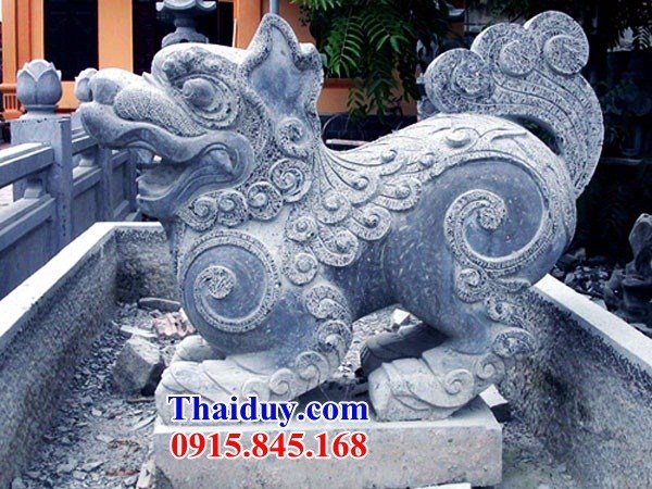 Hình ảnh nghê đền chùa bằng đá cao cấp đẹp tại Phú Thọ