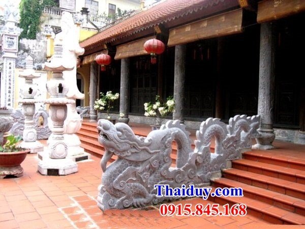 Hình ảnh rồng đá bậc tam cấp đình đền chùa cao cấp đep tại Việt Nam