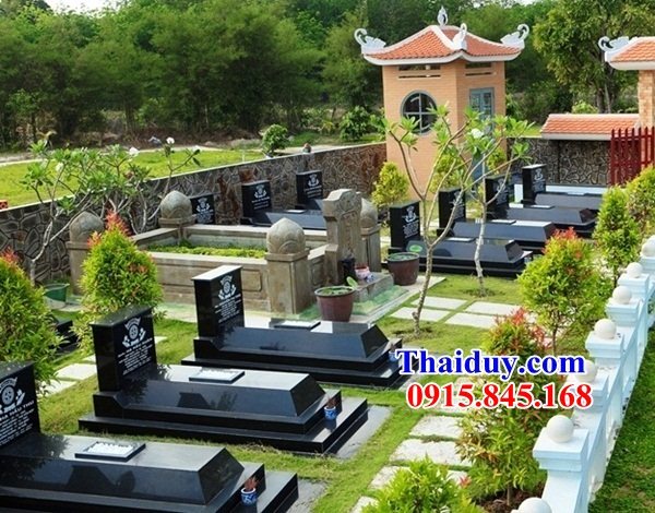 Thiết kế 57 khu lăng mộ gia tộc khu mộ cao cấp bằng đá kim sa Ấn Độ