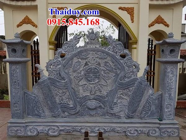 6 mẫu cuốn thư đền chùa bằng đá mỹ nghệ đẹp tại Đồng Nai