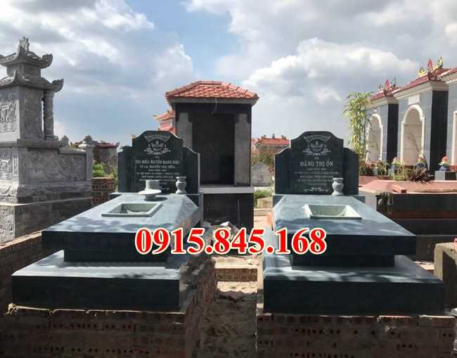 6 mẫu mộ đôi ông bà bố mẹ vợ chồng bằng đá đẹp cao cấp tại Quảng Nam