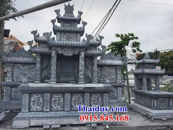 Bán báo giá mộ đá đôi đẹp tro hài cốt chuẩn phong thuỷ tại Ninh Thuận