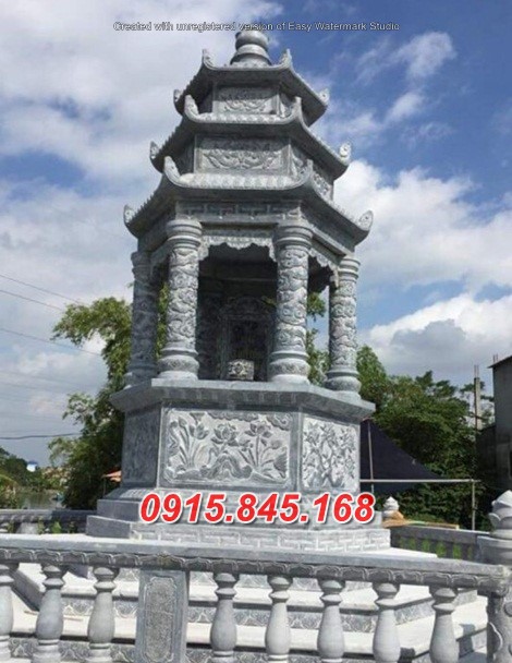 Bán báo giá mộ tháp cất để tro cốt bằng đá xanh tại Vĩnh Long địa chỉ giá bán 2024