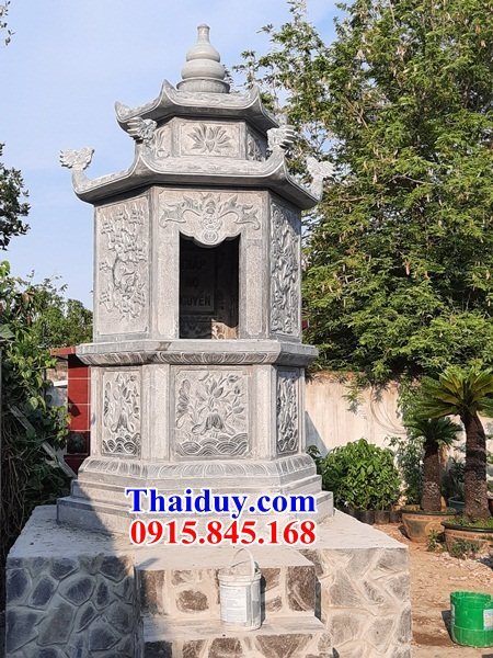 Bán báo giá mộ tháp cất để tro cốt bằng đá xanh tại Vĩnh Long