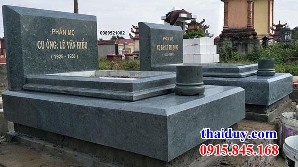 Hình ảnh xây lắp lăng mộ bằng đá hoa cương nguyên khối cao cấp đẹp tại Cao Bằng