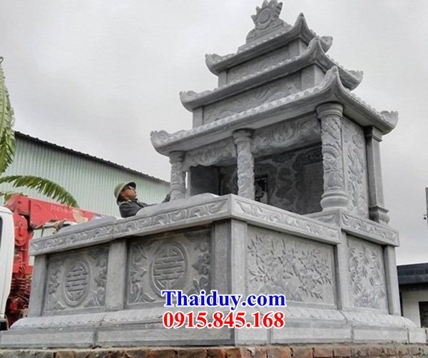Kích thước mộ đá đôi đẹp chuẩn phong thuỷ tại Khánh Hòa