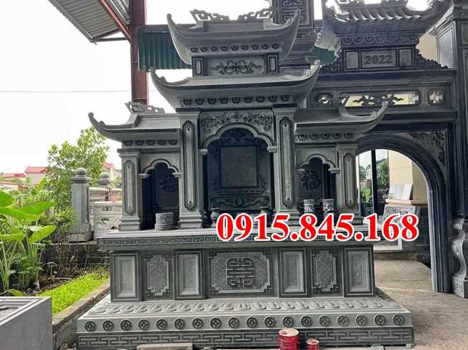 Kiểu mộ đôi đẹp - mẫu lăng mộ đá đôi cao cấp - 22.05.2024