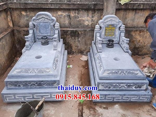 Mẫu mộ tam cấp không mái bằng đá mỹ nghệ tại Thanh Hoá