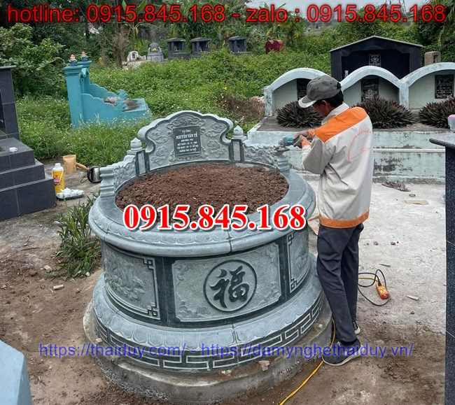 Các mộ đá tròn đẹp - Mẫu mộ hình tròn - 25.05.2024