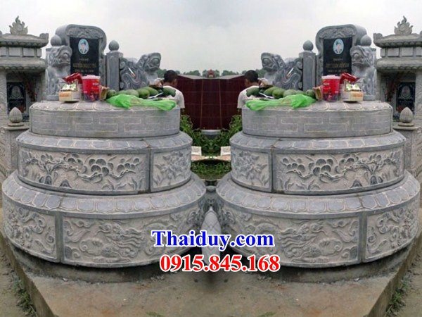 21 Mộ đá xanh rêu lục lăng tam cấp tại Thái Nguyên-Tuyên Quang
