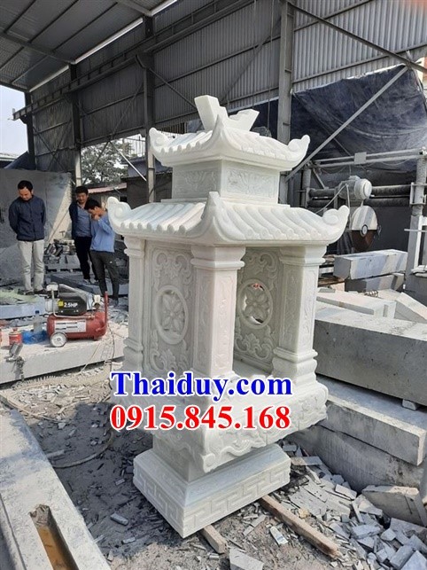 Ban bàn thờ ông thiên nhà linh cột thiên đài bằng đá thiết kế báo giá tại Bắc Giang Bắc Ninh