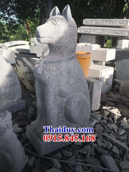 Mẫu chó đá đẹp nhất canh đặt cổng khu lăng mộ nghĩa trang nhà mồ