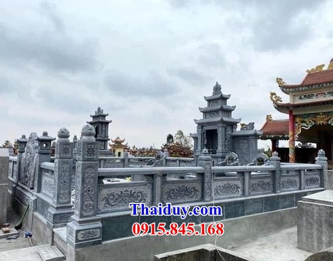 Mẫu lan can tường rào đá - Lăng nhà mồ đẹp nhất 2022 Cà Mau Tây Ninh