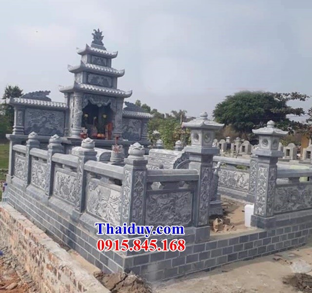 Mẫu lan can tường rào đá - Lăng nhà mồ đẹp nhất 2022 Quảng Bình Quảng Trị