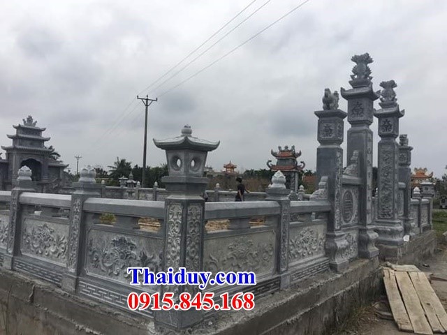 Mẫu lan can tường rào đá - Lăng nhà mồ đẹp nhất 2022 Thừa Thiên Huế Quảng Ngãi