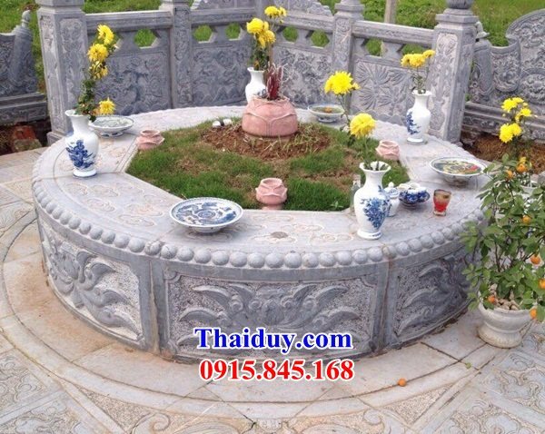 Mẫu mộ đá tròn - lăng mộ đá ông bà tổ đẹp Cao Bằng Lạng Sơn