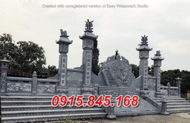 54 Kiểu cổng đá lăng mộ đẹp – nghĩa trang - 11