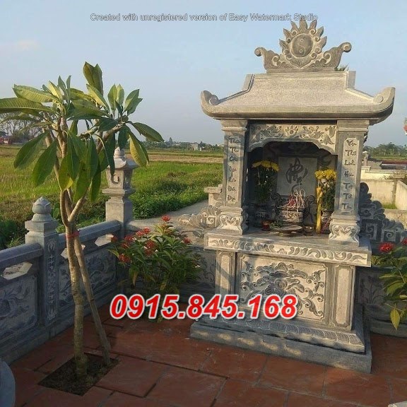 29+ Mẫu am thờ lăng mộ đá gia đình đẹp