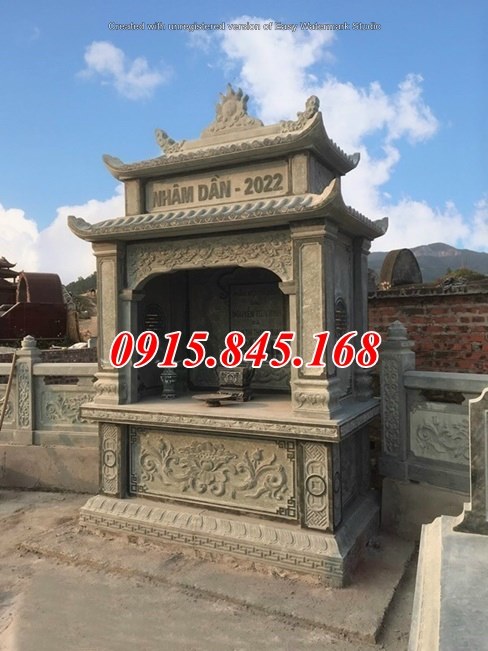 41+ Mẫu lầu thờ đá nghĩa trang đẹp - am miếu cây hương