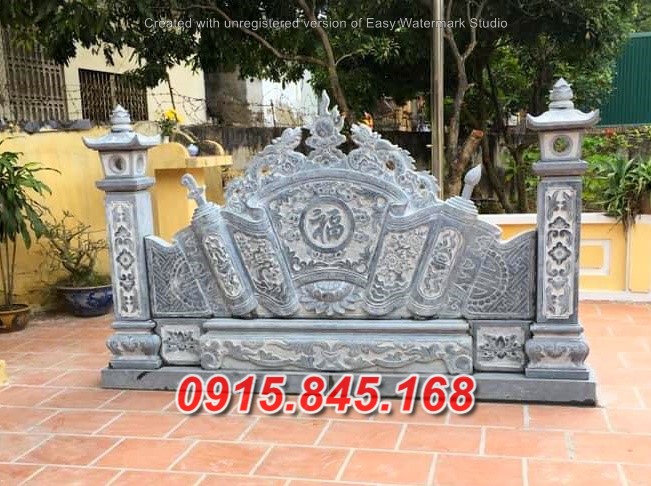 Bắc ninh 01+ nhà thờ họ bình phong cổng côt đá