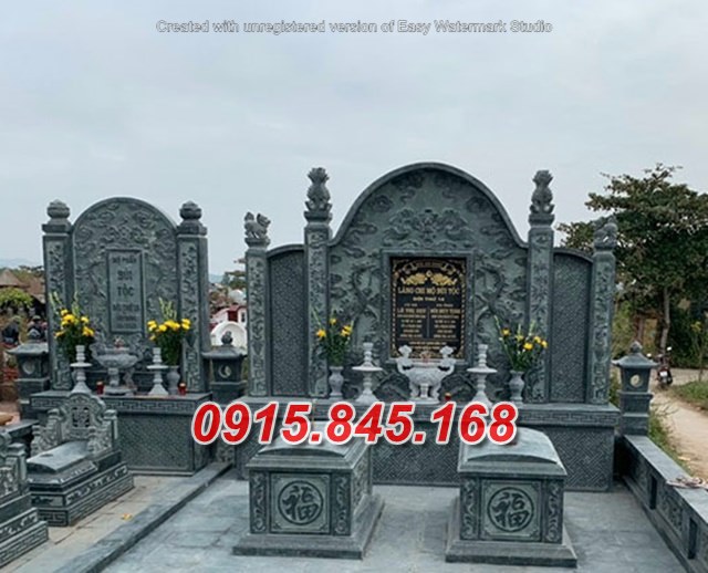 Khánh hoà mẫu 55+ mộ đá đẹp bán lăng mộ song thân phu thê vợ chồng