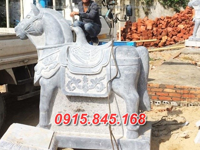 địa chỉ giá bán ngựa đá tượng ngựa nhà thờ họ từ đường đình chùa
