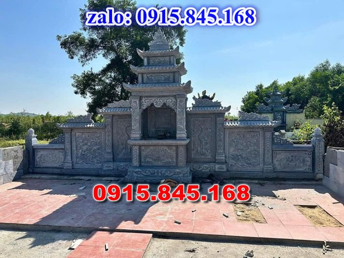 nhà mồ tiền chế, nhà mồ xây làm bằng đá, kích thước nhà mồ, kiểu dáng nhà mồ, nhà mồ có mái che, nhà mồ miền tây, lan can tường bao hàng rào nhà mồ, cuốn thư bức bình phong nhà mồ, nhà mồ để thờ hũ lọ tro cốt đá, nhà mồ ông bà bố mẹ gia đình ba má, mồ mả bằng đá.