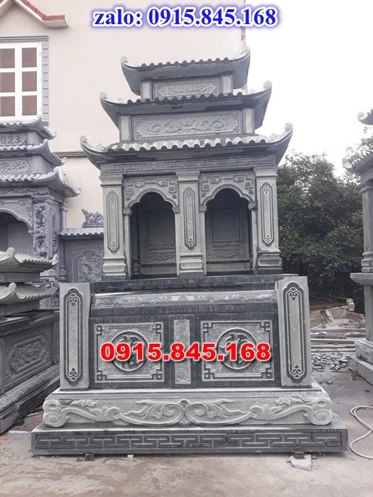 nhà mồ tiền chế, nhà mồ xây làm bằng đá, kích thước nhà mồ, kiểu dáng nhà mồ, nhà mồ có mái che, nhà mồ miền tây, lan can tường bao hàng rào nhà mồ, cuốn thư bức bình phong nhà mồ, nhà mồ để thờ hũ lọ tro cốt đá, nhà mồ ông bà bố mẹ gia đình ba má, mồ mả bằng đá.