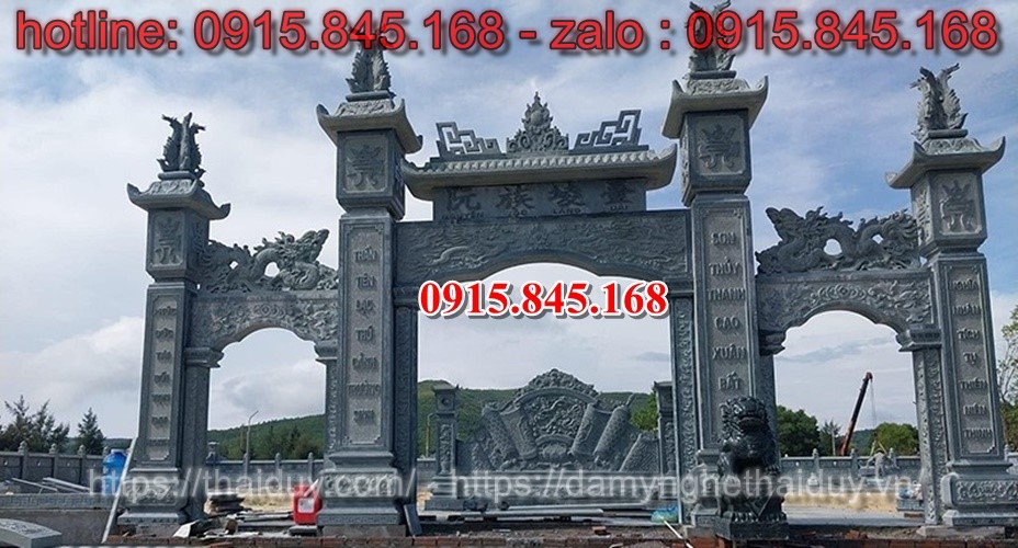 Khánh hoà 35+ mẫu cổng đá nhà thờ họ bán 2025