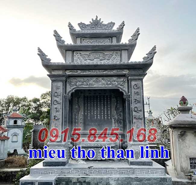 19 Mộ song thân gia tộc đá liền nguyên khối đẹp bán tại Đồng Nai