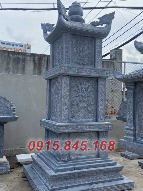 50+ Mẫu tháp mộ đá xanh đẹp - thờ tro cốt địa chỉ giá bán 2024