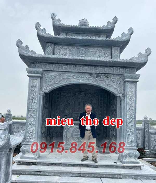 01+ mộ đôi bằng đá khối đẹp bán hà nam - 22.05.2024