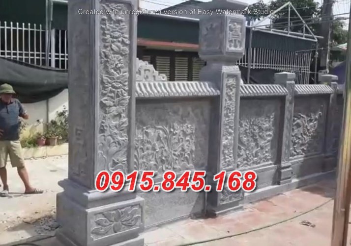 06+ cẩn thơ bán lan can đình chùa bằng đá đẹp