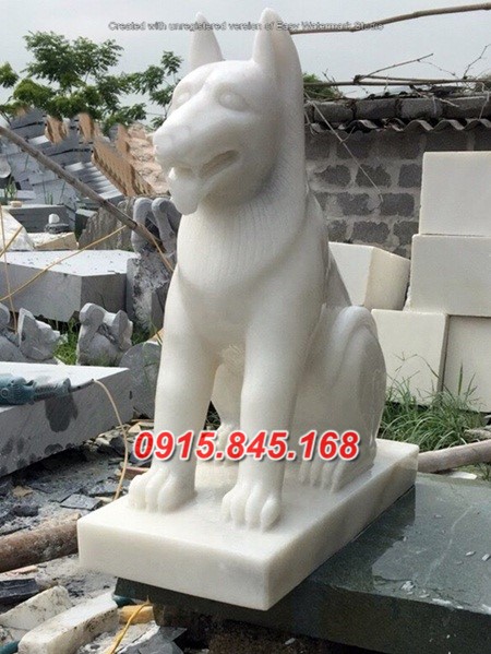 33+ Chó đá canh cổng - tượng chó phong thuỷ - Đá Mỹ Nghệ Thái Duy