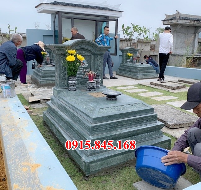 55+ Mẫu mộ đá nguyên liền khối bán sẵn đẹp - hiện đại