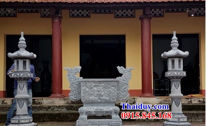 Kon tum71+ lư hương nhà thờ họ đá đẹp bán