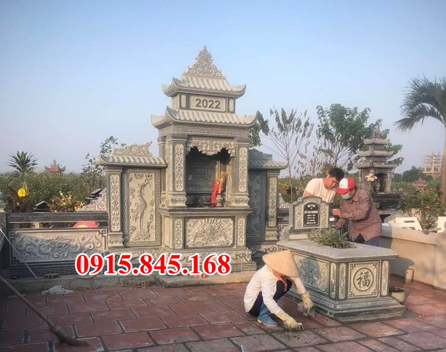 20+ Mẫu nhang án đá đẹp - miếu thờ lăng mộ