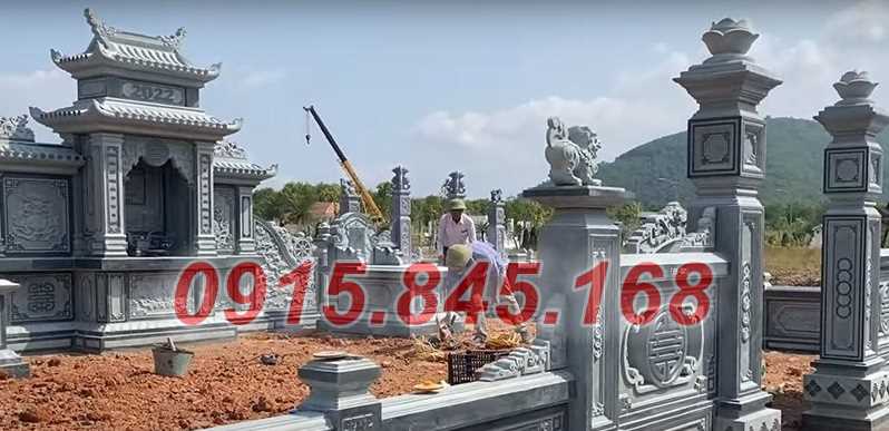 mẫu nhà mồ tổ tiên bằng đá đẹp bán gia lai 2025