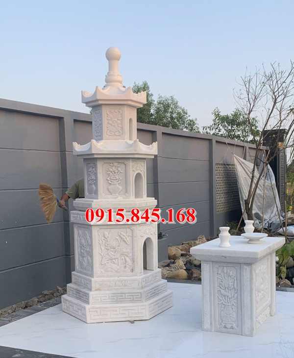 mộ tháp bằng đá đẹp bán điện biên 20251