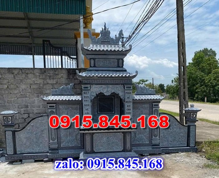 nhà mồ tiền chế, nhà mồ xây làm bằng đá, kích thước nhà mồ, kiểu dáng nhà mồ, nhà mồ có mái che, nhà mồ miền tây, lan can tường bao hàng rào nhà mồ, cuốn thư bức bình phong nhà mồ, nhà mồ để thờ hũ lọ tro cốt đá, nhà mồ ông bà bố mẹ gia đình ba má, mồ mả bằng đá.