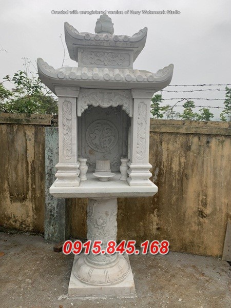 432- Am Thờ đá khối an giang để tro cốt