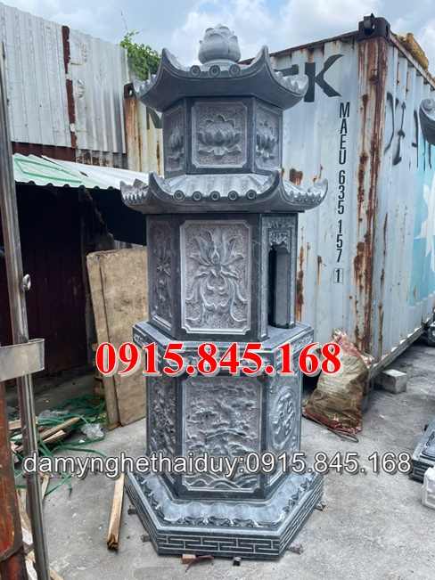 AM392- thờ cần thờ đá xanh để tro cốt