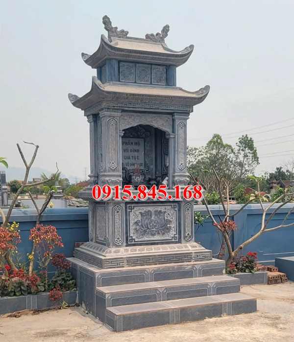Am352- thờ đá khối xây long an để tro cốt