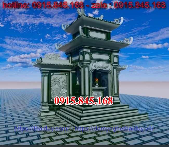 01 Mẫu lăng mộ đá Ninh Bình đẹp nghĩa trang nhà mồ 2024