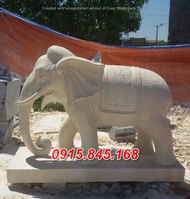 giá bán 20 mẫu tượng voi đá kích thước